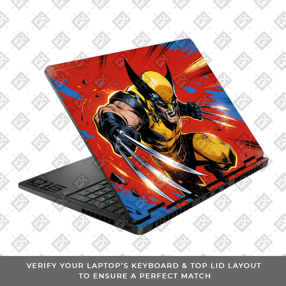 Adamantium Rage HP Omen Gaming 16 2025, 2026 Laptop Skin