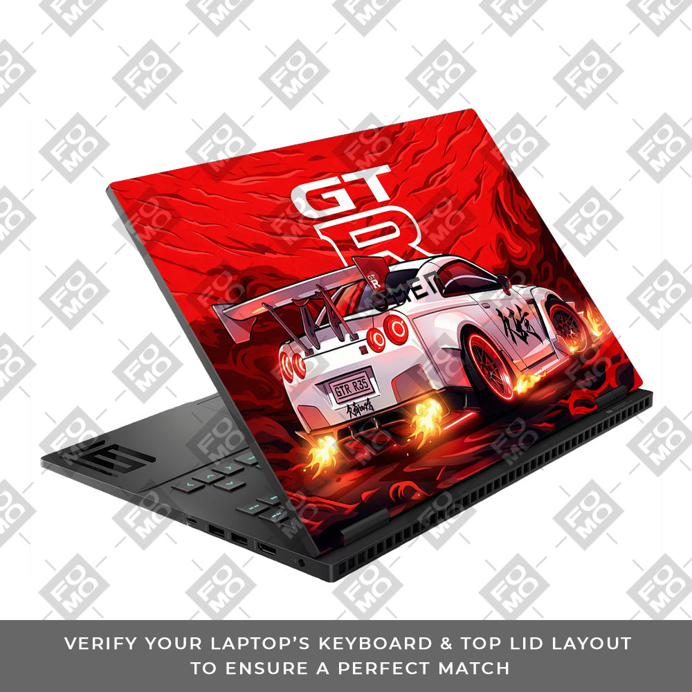 Nissan GTR Turbo Performance Edition HP Omen Gaming 16 Laptop Skin