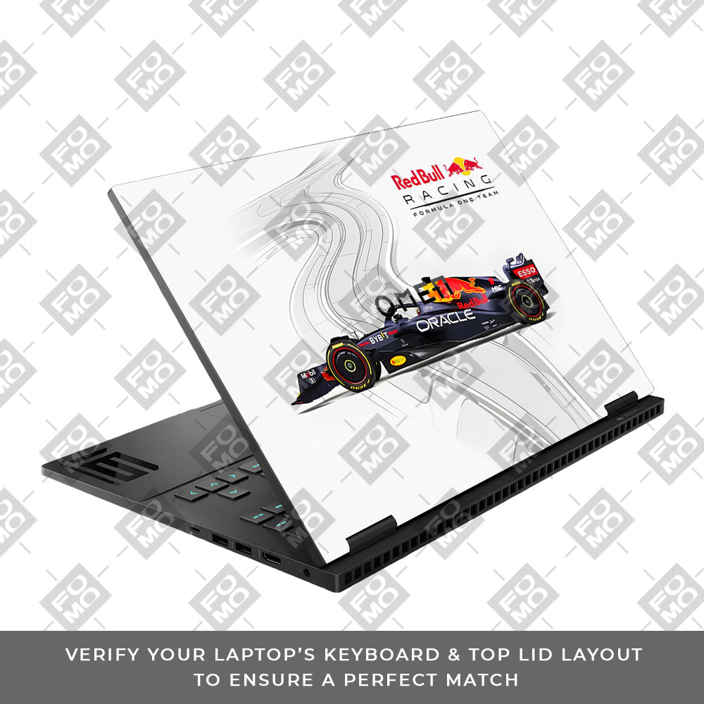 Red Bull Racing in Action HP Omen Gaming 16 Laptop Skin