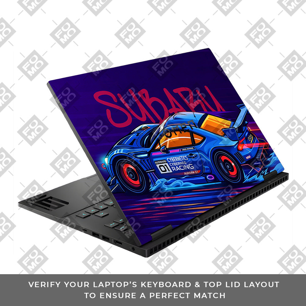 Subaru BRZ HP Omen Gaming 16 Laptop Skin