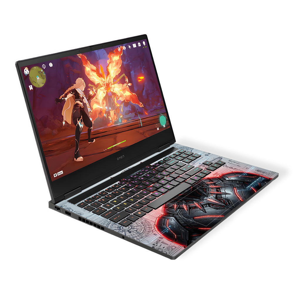 Black Panther Vibranium Tech HP Omen Gaming 16 Laptop Skin