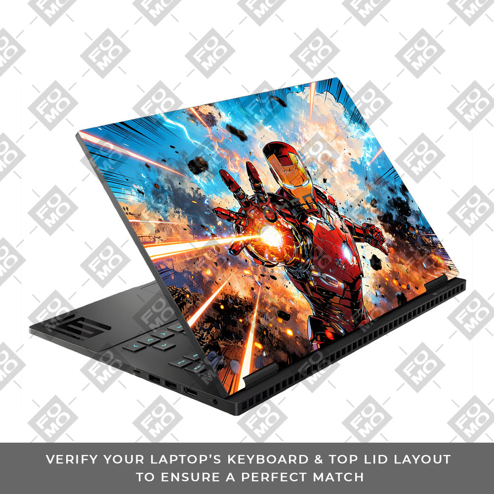 Iron Impact The Arc Reactor HP Omen Gaming 16 Laptop Skin