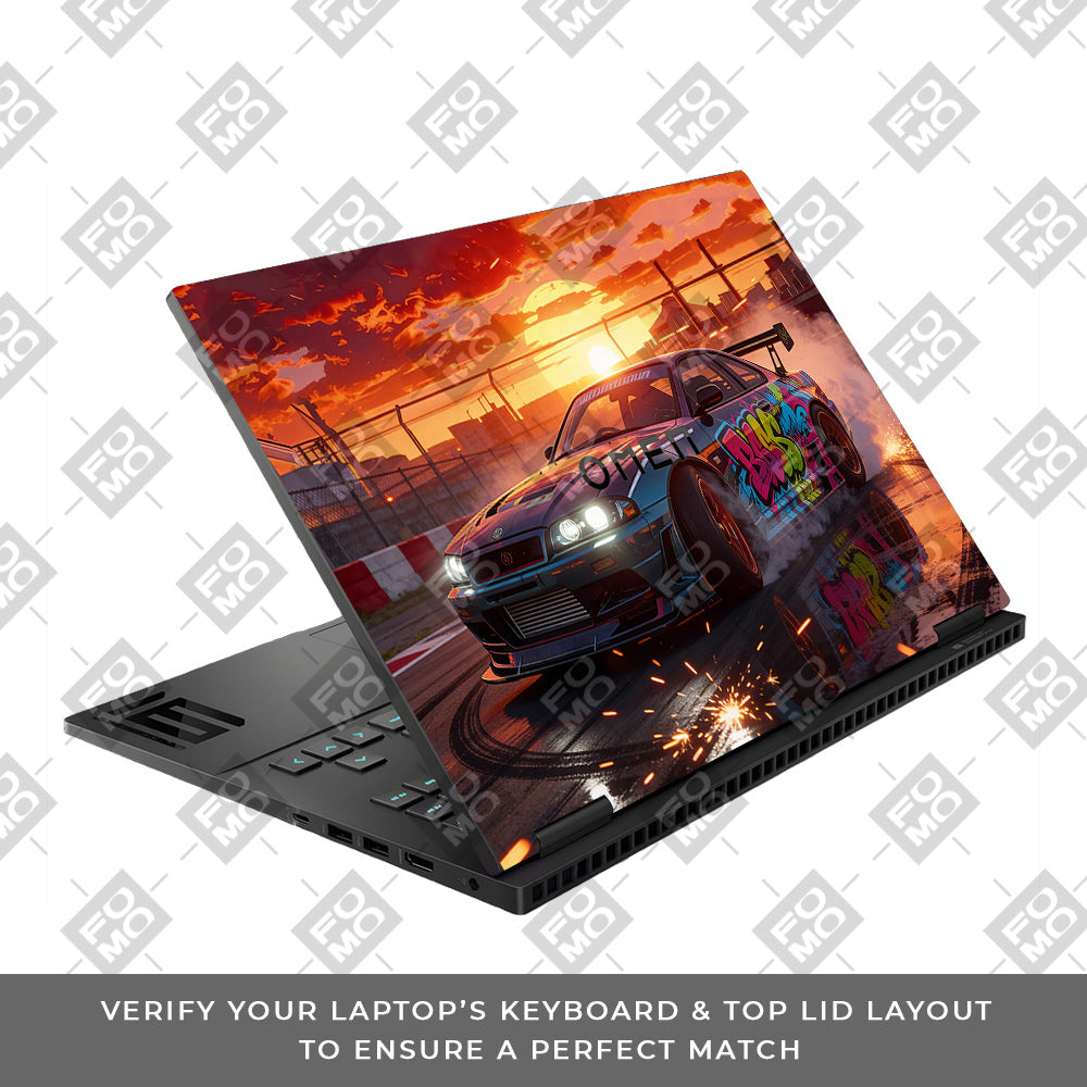 Tokyo Drift Vibes HP Omen Gaming 16 Laptop Skin