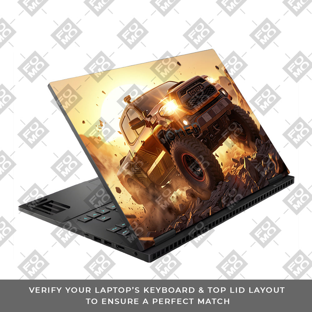 Toyota Off Road Beast HP Omen Gaming 16 Laptop Skin