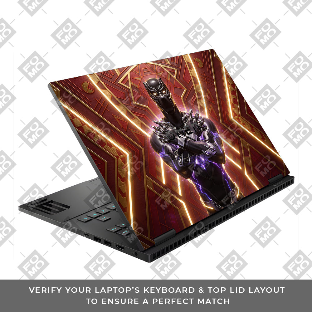 Wakanda Royal Power HP Omen Gaming 16 Laptop Skin