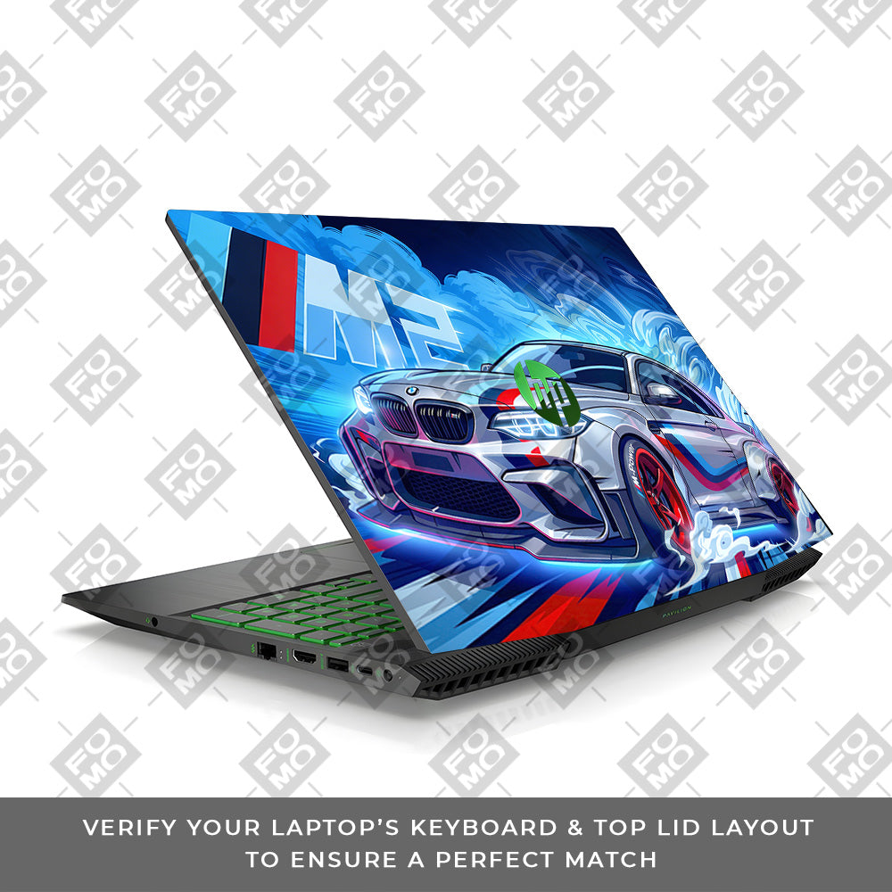 BMW M Performance HP Pavilion Gaming 15 CX Series Laptop Skin