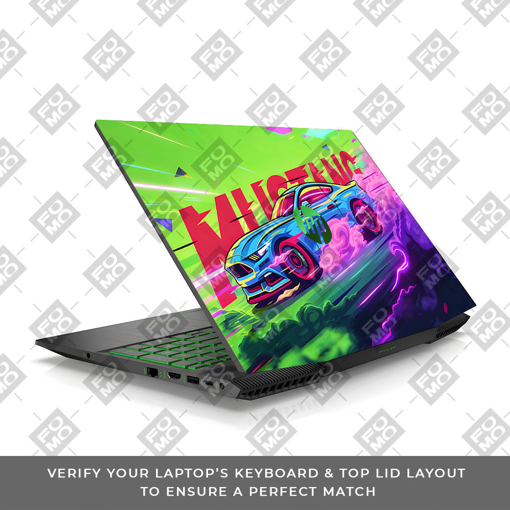 Ford Mustang Legacy HP Pavilion Gaming 15 CX Series Laptop Skin
