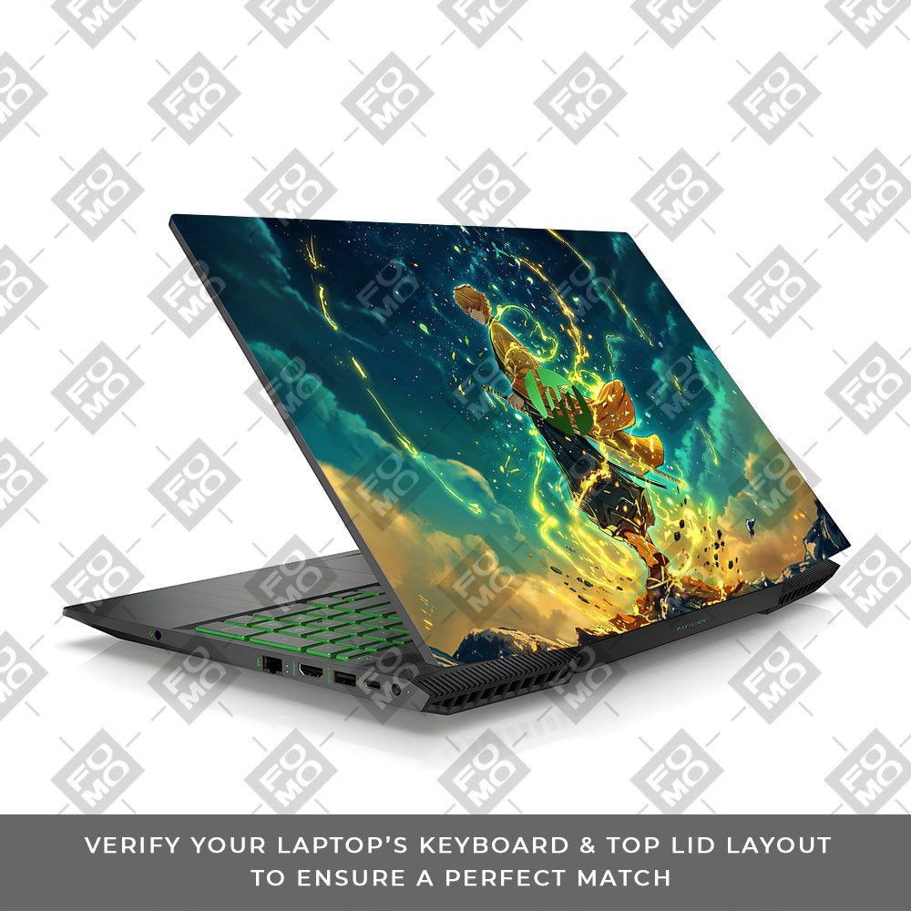 Zenitsu Thunder God HP Pavilion Gaming 15 CX Series  Laptop Skin