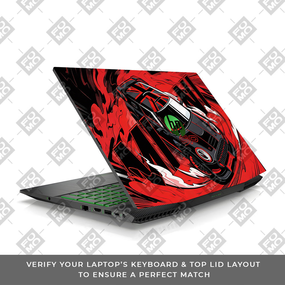 Mini Cooper HP Pavilion Gaming 15 CX Series Laptop Skin
