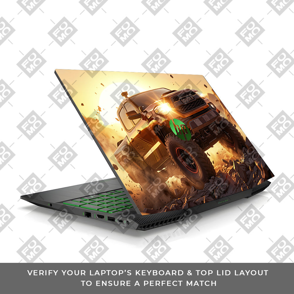 Toyota Off Road Beast HP Pavilion Gaming 15 CX Series Laptop Skin