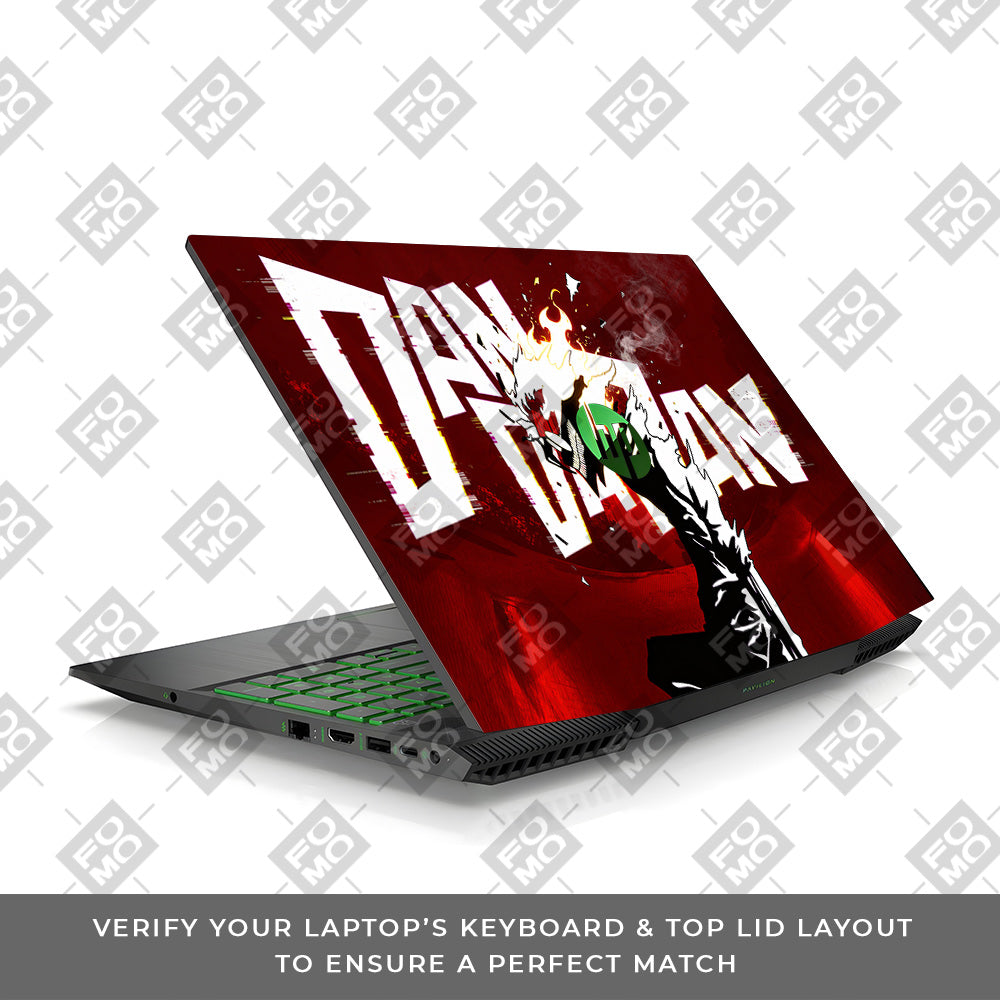 Dandadan Ignition HP Pavilion Gaming 15 CX Series Laptop Skin