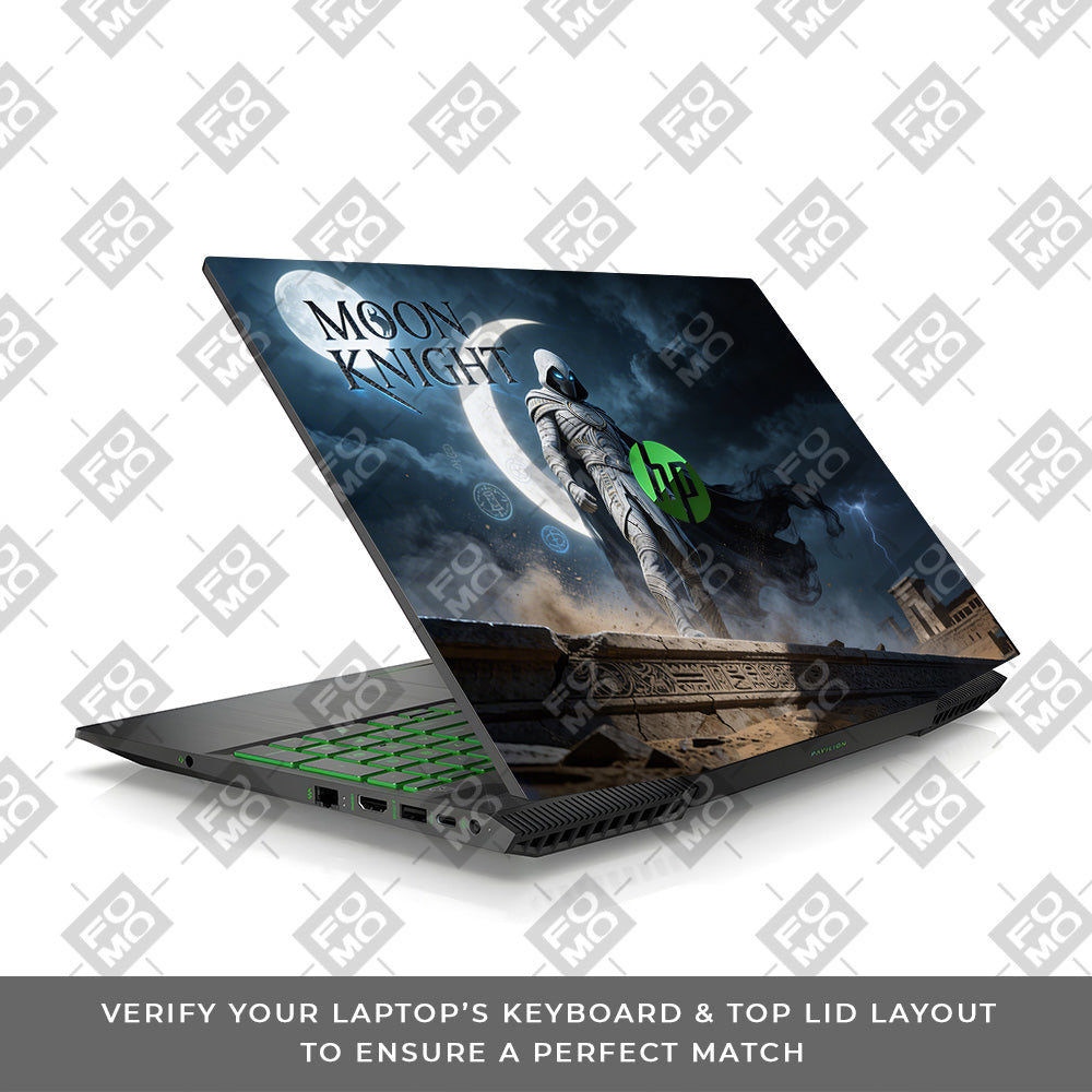 Moon Knight Lunar Vigil HP Pavilion Gaming 15 CX Series Laptop Skin
