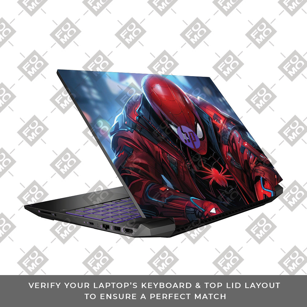 SpiderMan High Tech Hero HP Pavilion Gaming 15 EC Series 3D Laptop Skin
