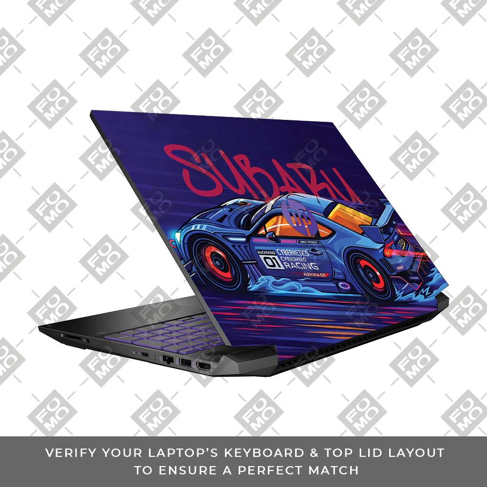 Subaru BRZ HP Pavilion Gaming 15 EC Series Laptop Skin