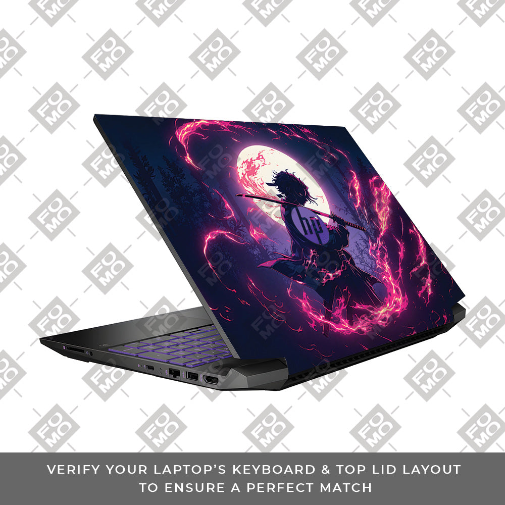 Tanjiro's Flame of Ember HP Pavilion Gaming 15 EC Series  Laptop Skin