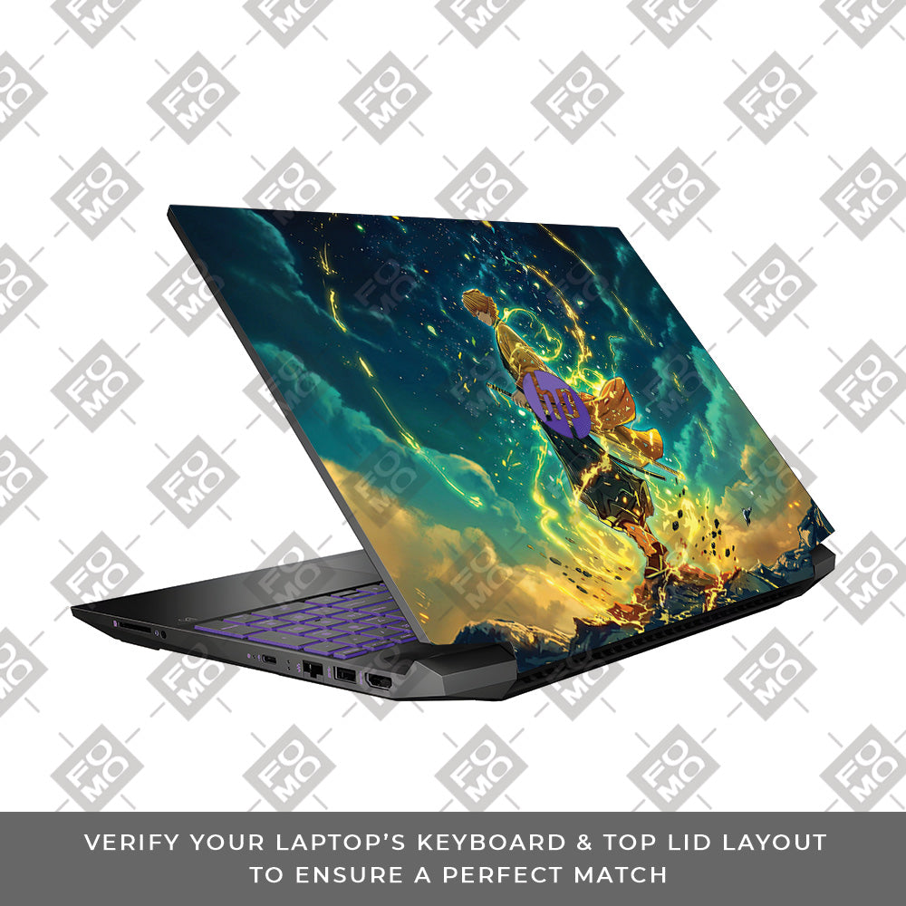 Zenitsu Thunder God HP Pavilion Gaming 15 EC Series  Laptop Skin