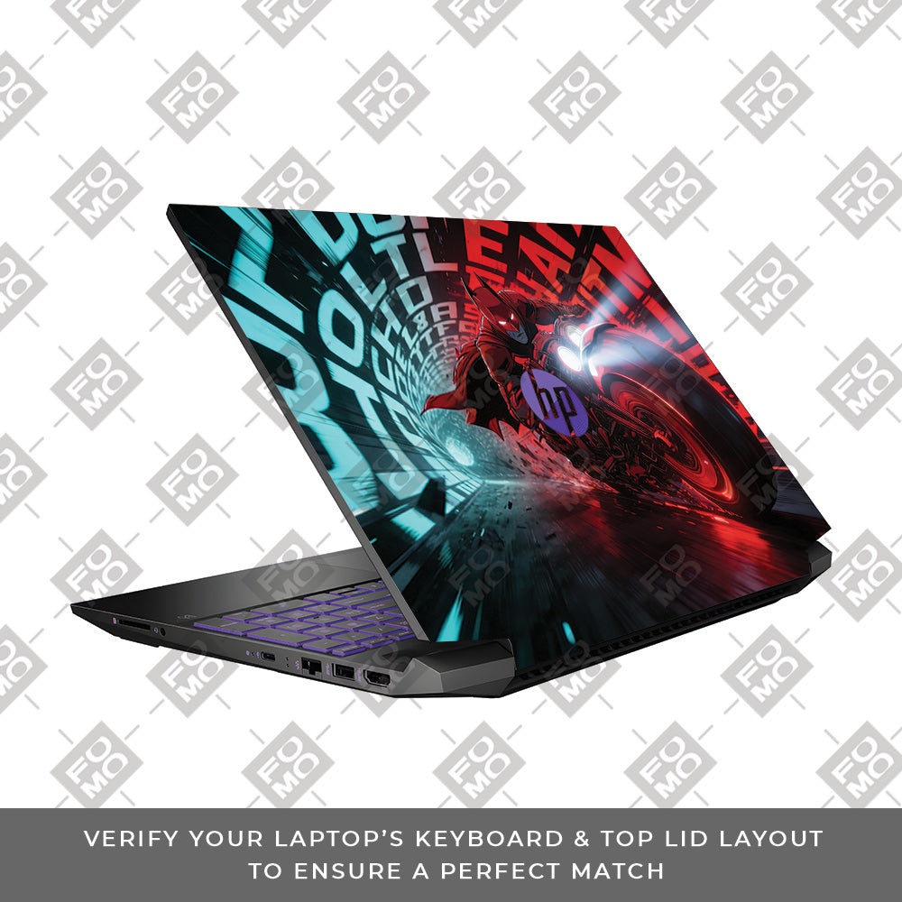 Dark Knight Overdrive HP Pavilion Gaming 15 EC Series Laptop Skin