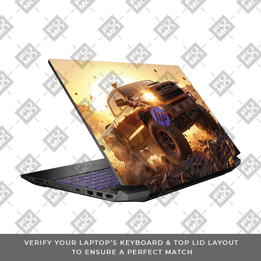 Toyota Off Road Beast HP Pavilion Gaming 15 EC Series Laptop Skin