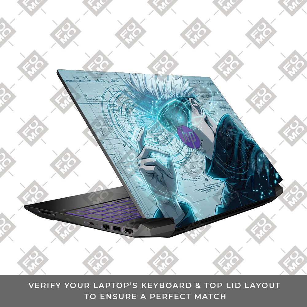 Gojo Satoru Power HP Pavilion Gaming 15 EC Series Laptop Skin