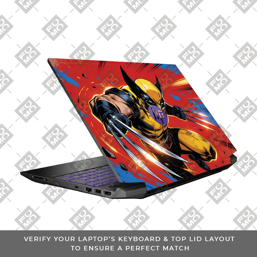 Adamantium Rage HP Pavilion Gaming 15 EC Series Laptop Skin