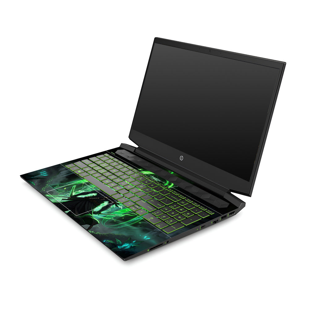 Zoro Green Aura HP Pavilion Gaming 15 EC Series Laptop Skin