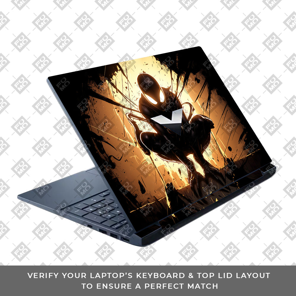 Shadow Spiderman HP Victus Laptop Skin