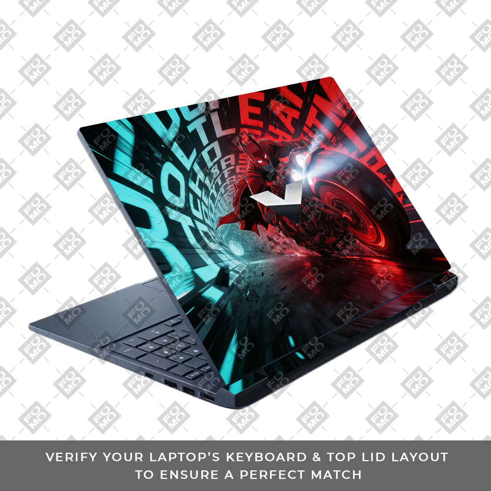 Dark Knight Overdrive HP Victus Laptop Skin