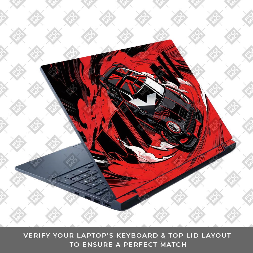 Mini Cooper HP Victus Laptop Skin