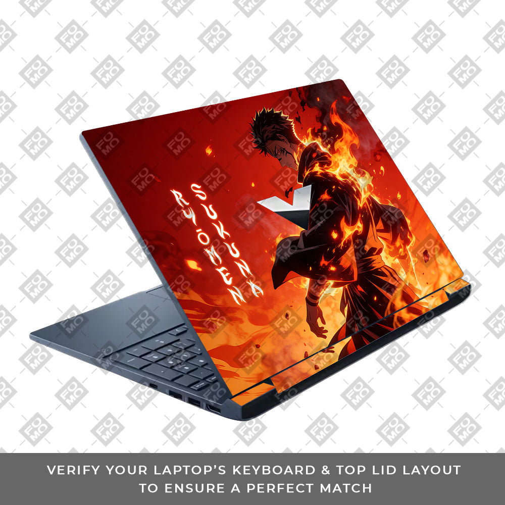 Ryomen Sukuna Lord of Curses HP Victus Laptop Skin