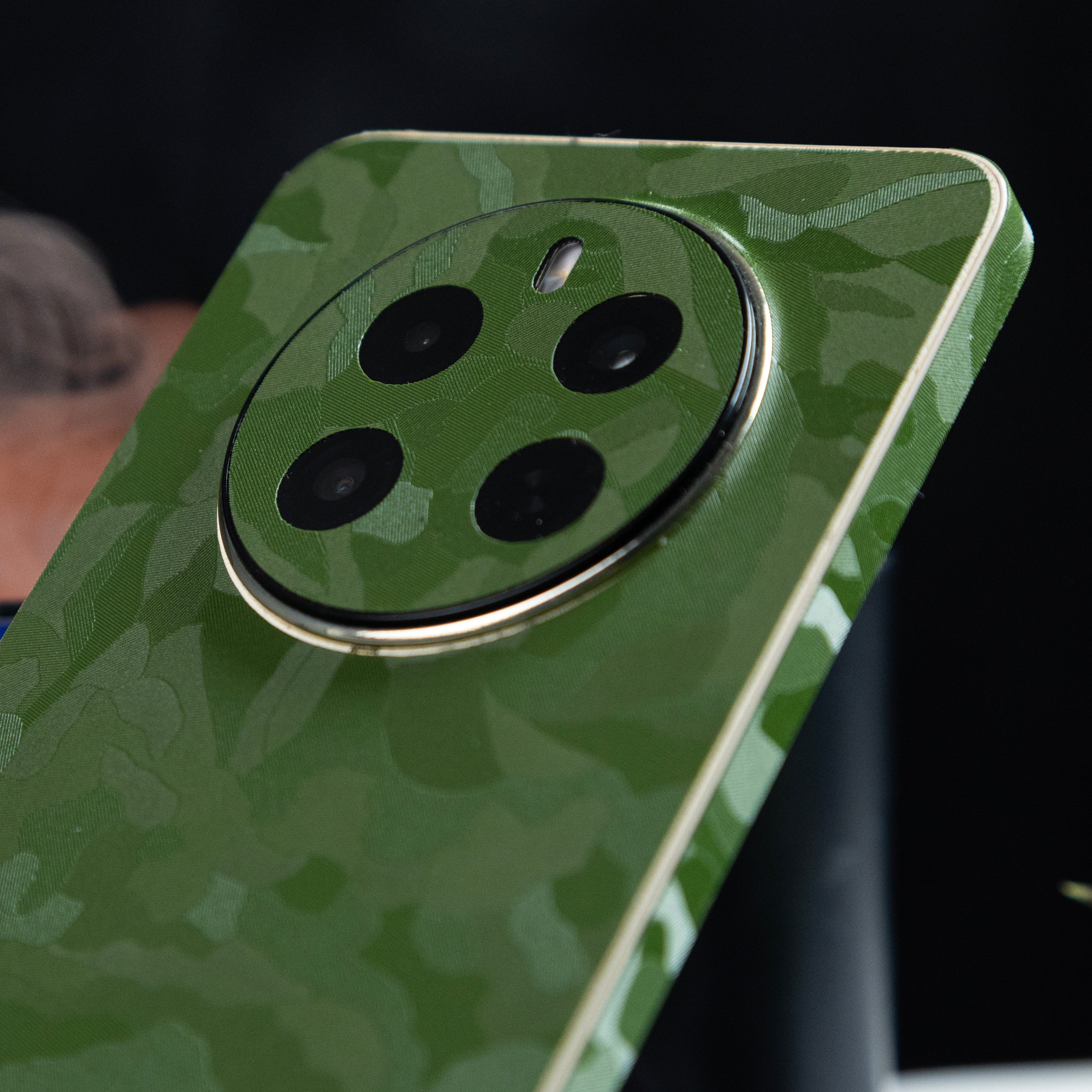 Green Camouflage Texture Mobile Skin