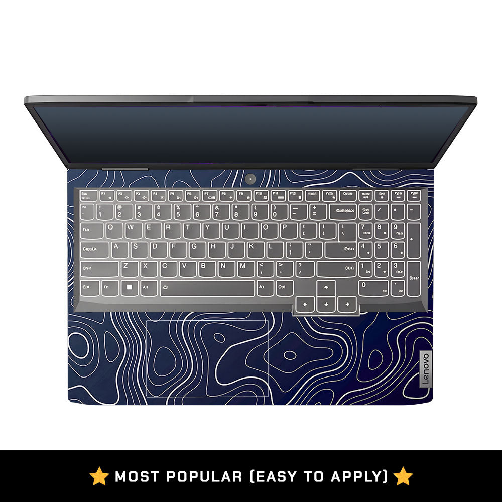 Fluid Lines Design Lenovo LOQ 2023 15IRH8, 15APH8 Laptop Skin