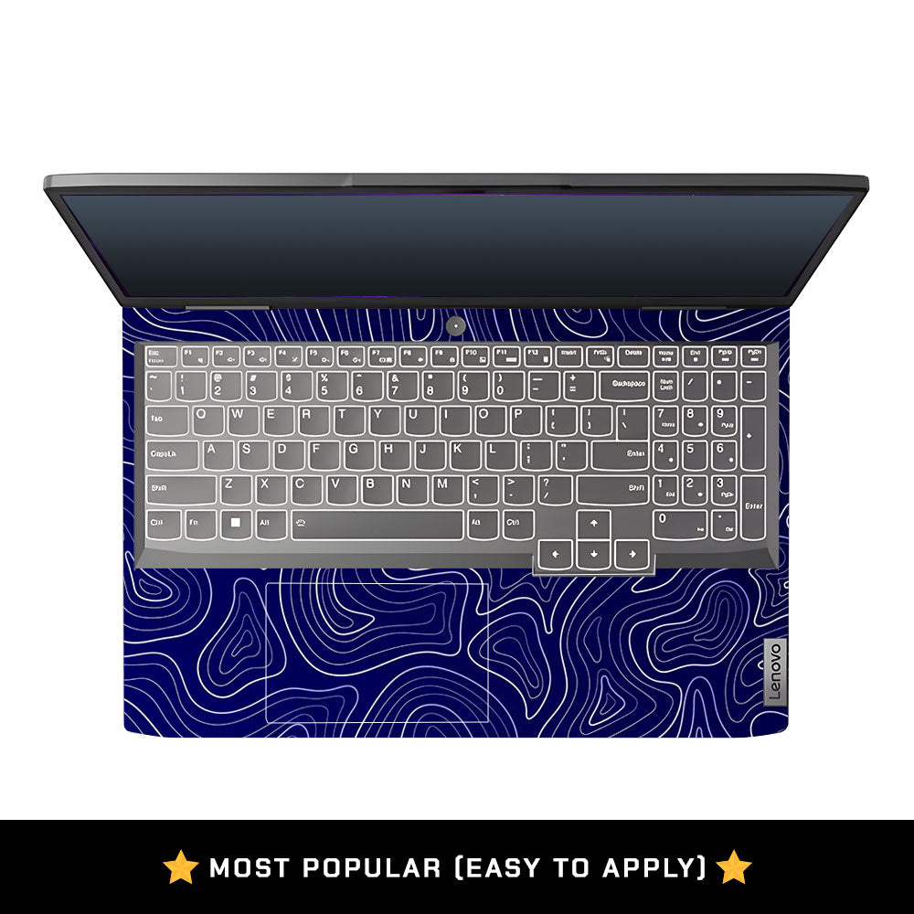 Deep Blue Contour Depths Lenovo LOQ 2023 15IRH8, 15APH8 Laptop Skin
