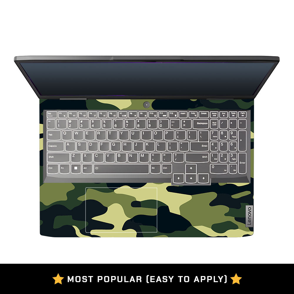 Forest Green Camo Lenovo LOQ 2023 15IRH8, 15APH8 Laptop Skin