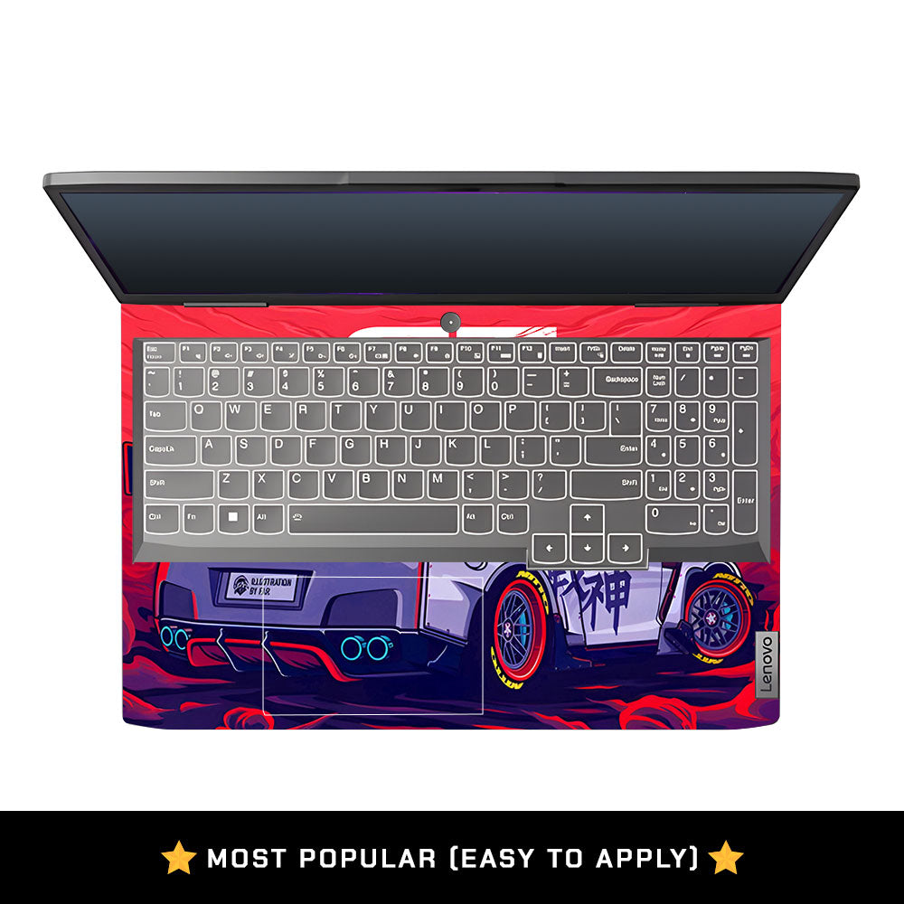 Track Velocity Racing Edition Lenovo LOQ 2023 15IRH8, 15APH8 Laptop Skin