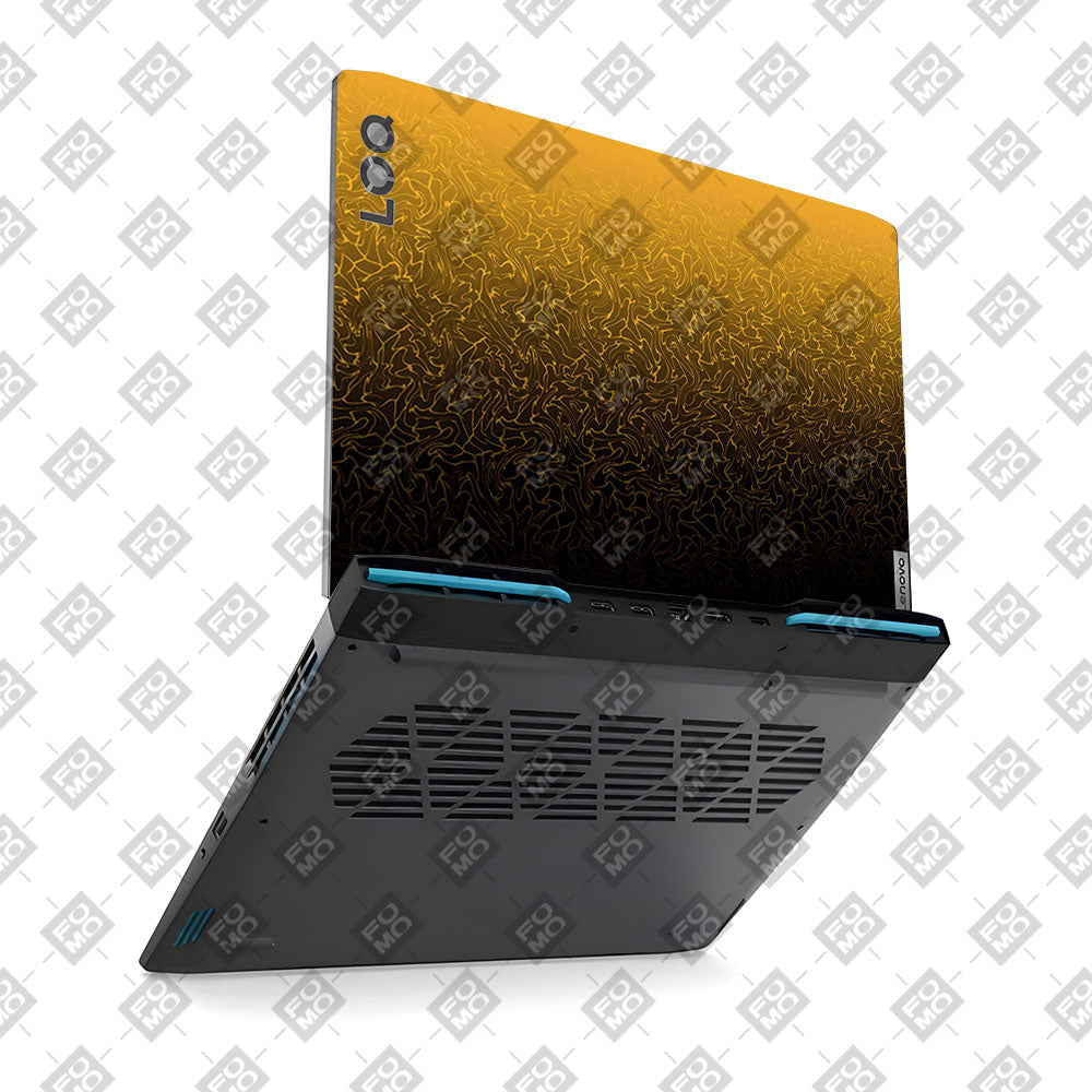 Orange to Black Gradient Lenovo LOQ 2023 15IRH8, 15APH8 Laptop Skin