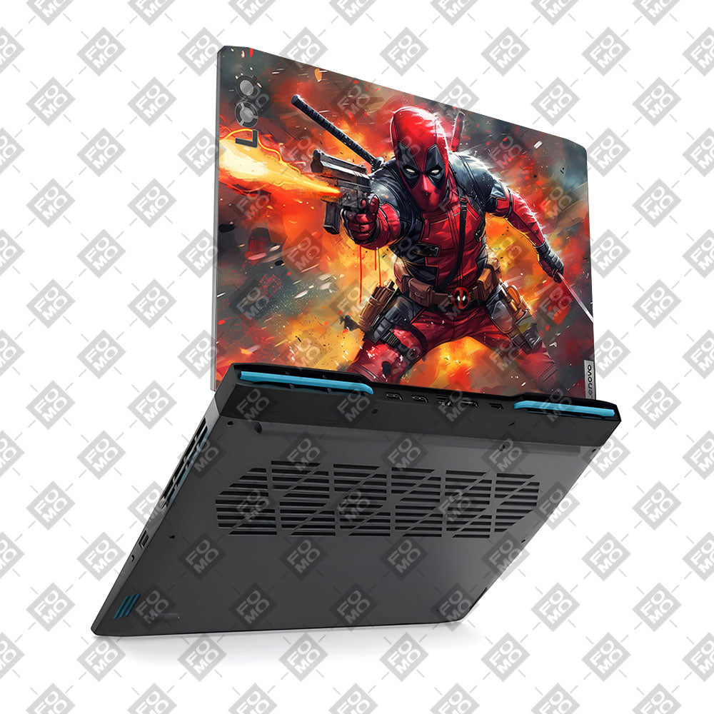 Deadpool in Action Lenovo LOQ 2023 15IRH8, 15APH8 Laptop Skin