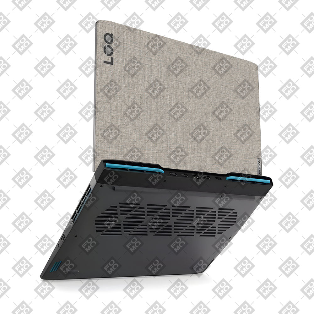 Textured Fabric Grey Lenovo LOQ 2023 15IRH8, 15APH8 Laptop Skin