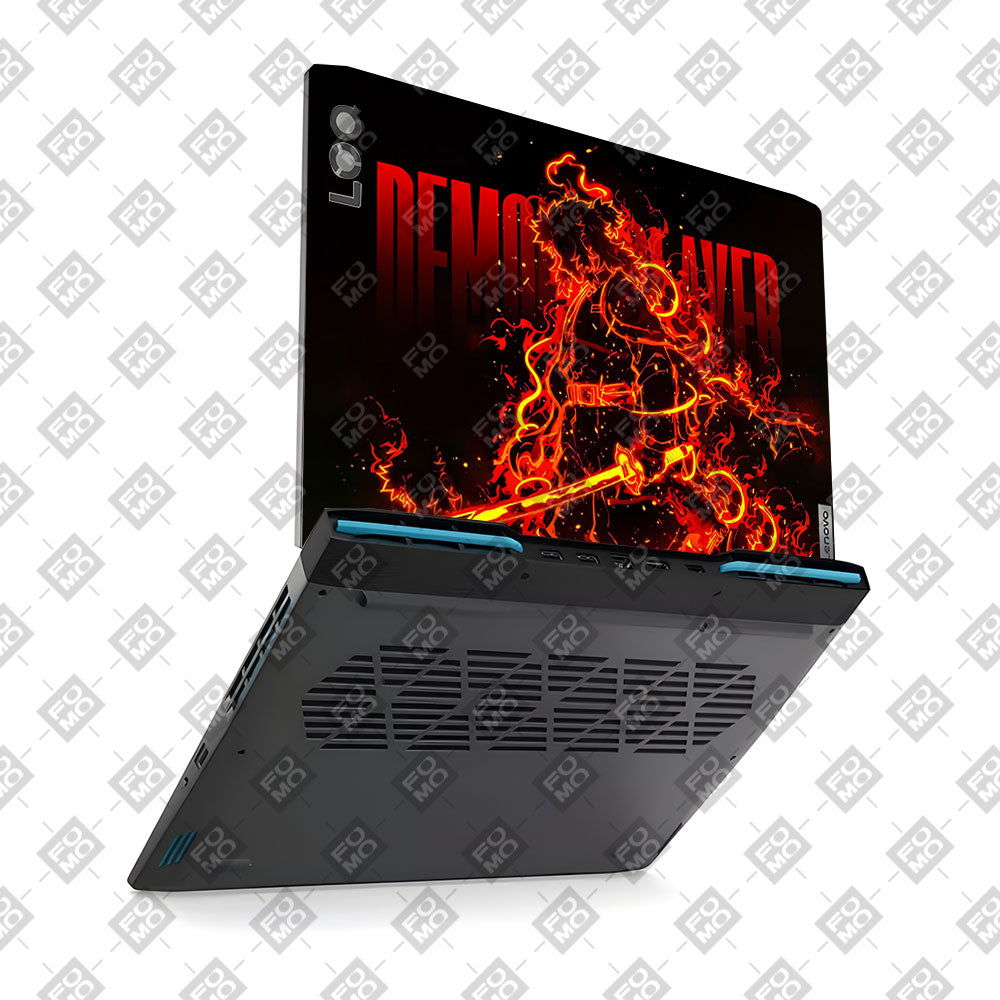 Blazing Anime Swordsman Lenovo LOQ 2023 15IRH8, 15APH8 Laptop Skin