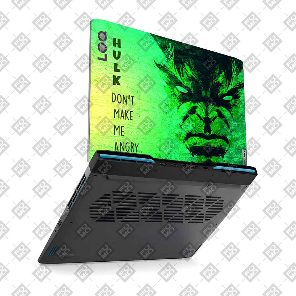 Hulk Don't Make Me Angry Lenovo LOQ 2023 15IRH8, 15APH8 Laptop Skin