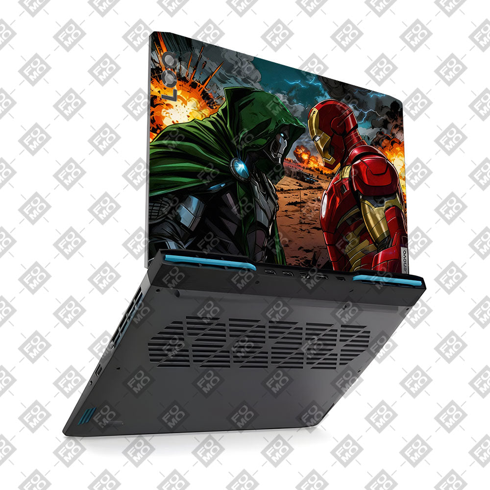 Iron Man vs Doom Lenovo LOQ 2023 15IRH8, 15APH8 Laptop Skin