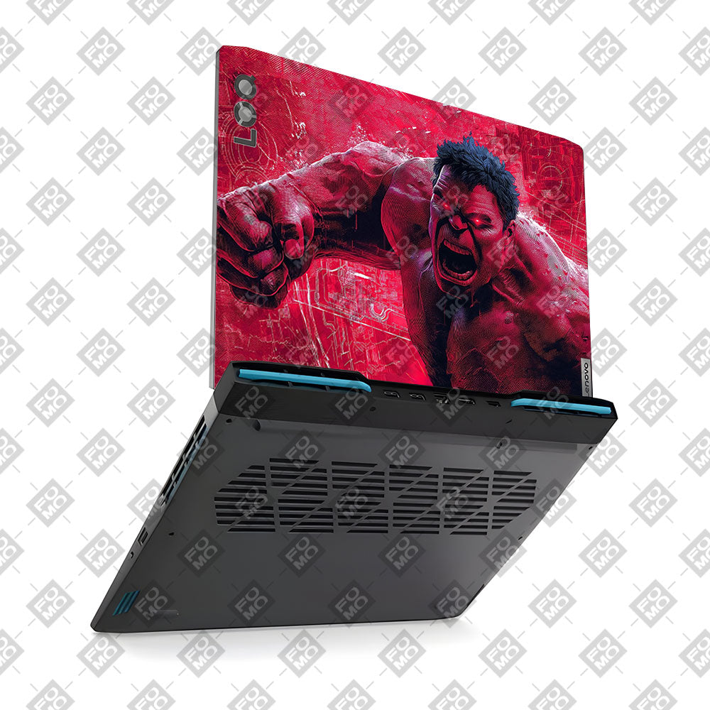 Gamma Rage Red Hulk Lenovo LOQ 2023 15IRH8, 15APH8 Laptop Skin