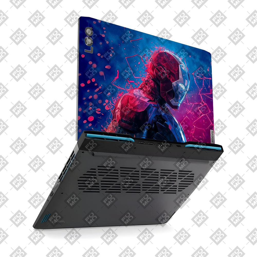 Iron Man Neon Tech Lenovo LOQ 2023 15IRH8, 15APH8 Laptop Skin