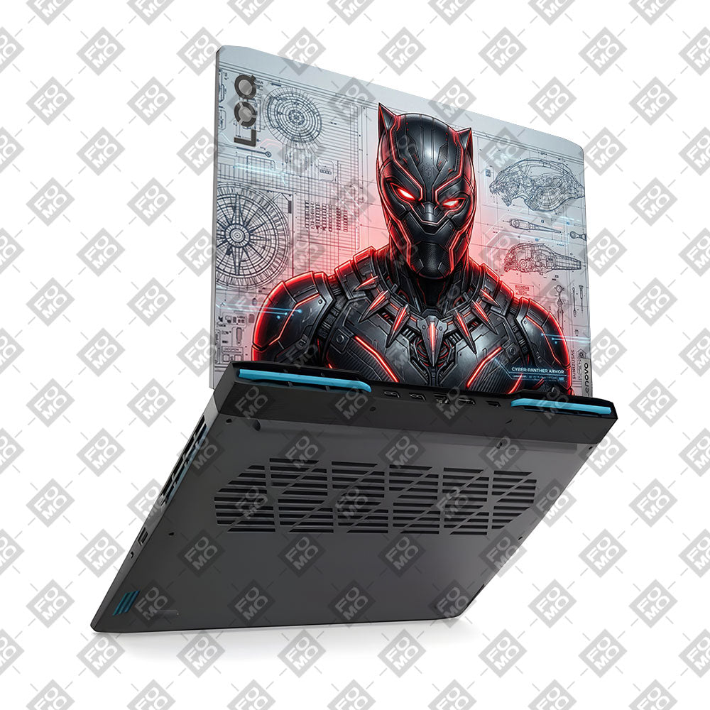 Black Panther Vibranium Tech Lenovo LOQ 2023 15IRH8, 15APH8 Laptop Skin