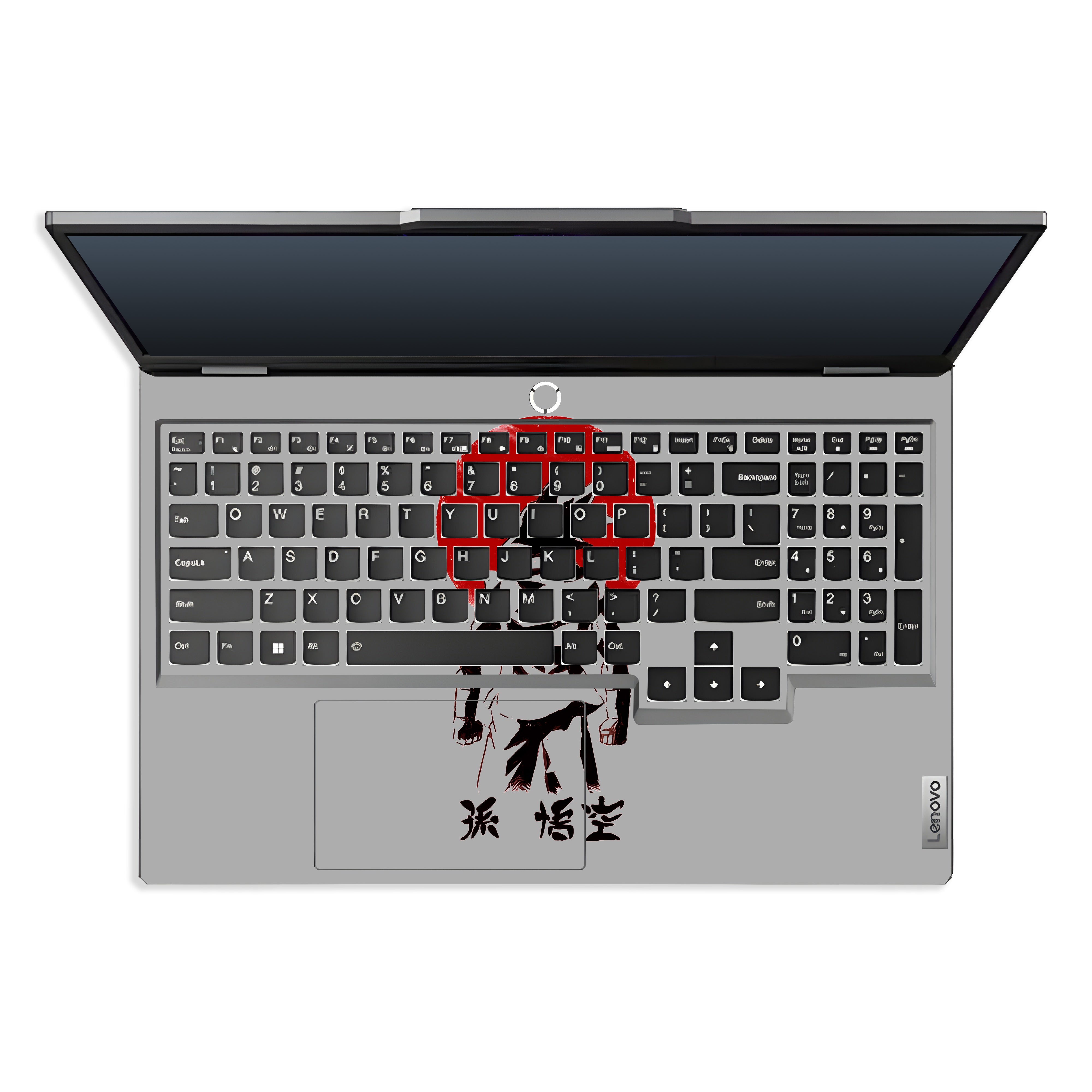 Transparent Sunset Samurai Lenovo LOQ 2024, 2025 Laptop Skin