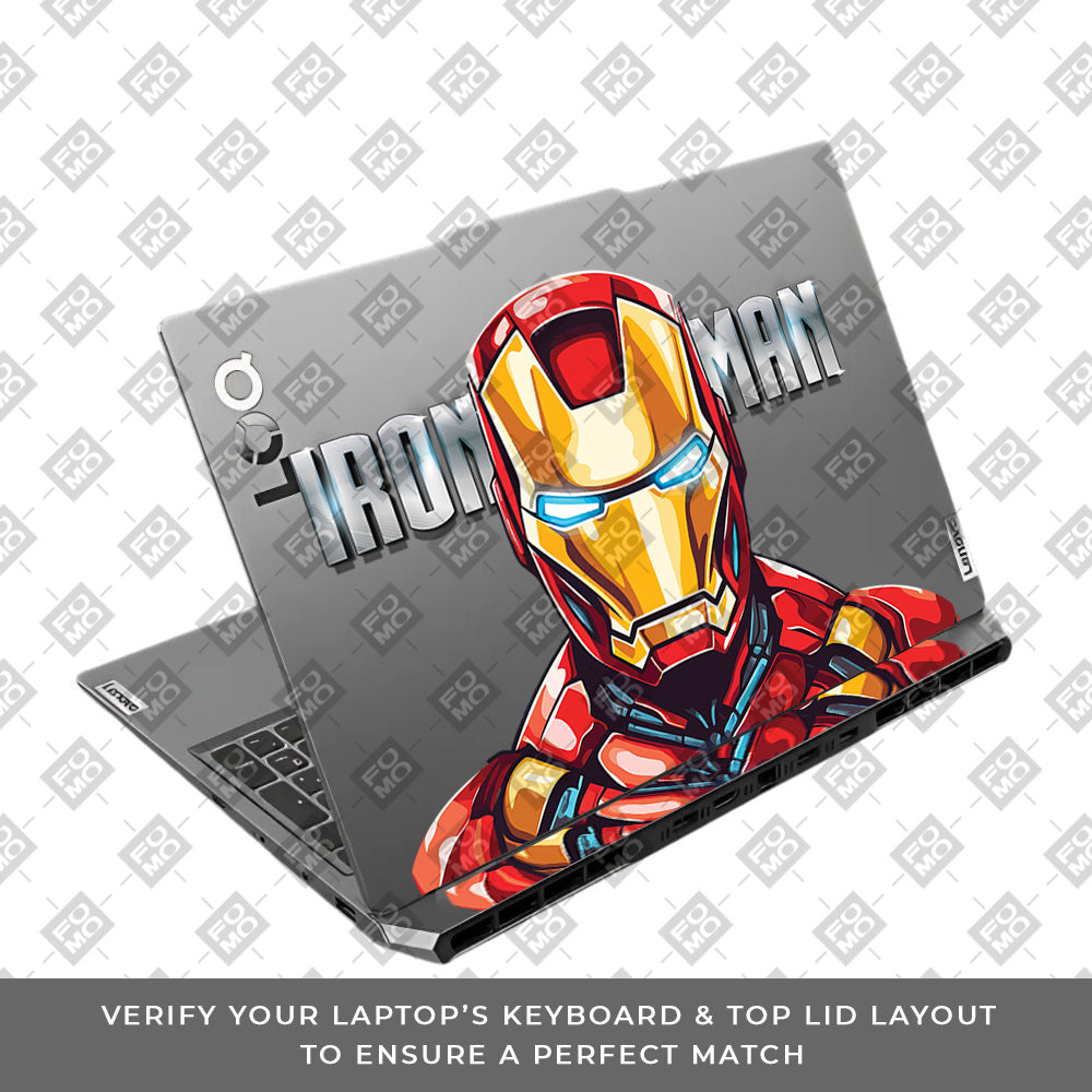Transparent Arc Reactor Lenovo LOQ 2024, 2025 Laptop Skin