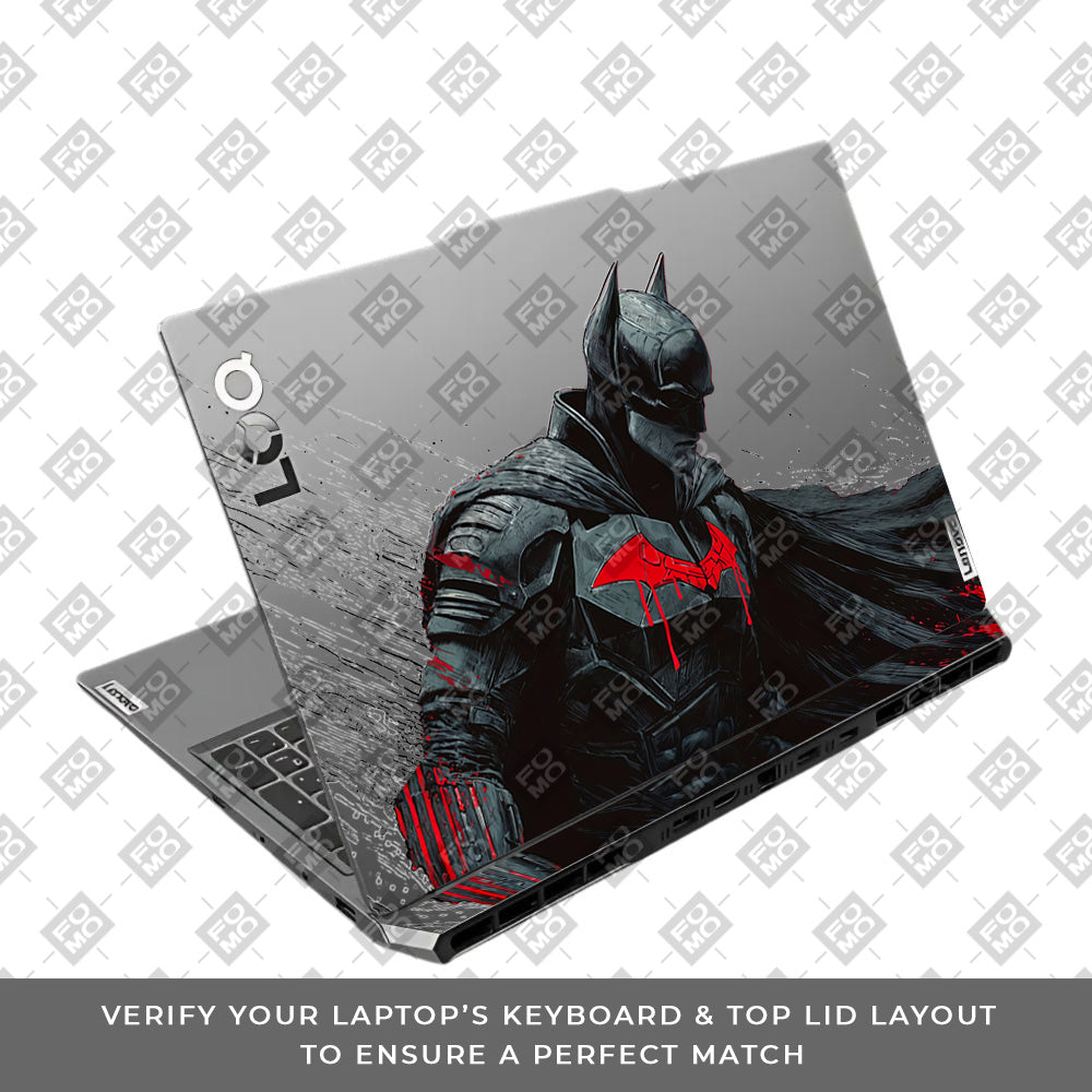 Transparent Dark Knight Lenovo LOQ 2024, 2025 Laptop Skin