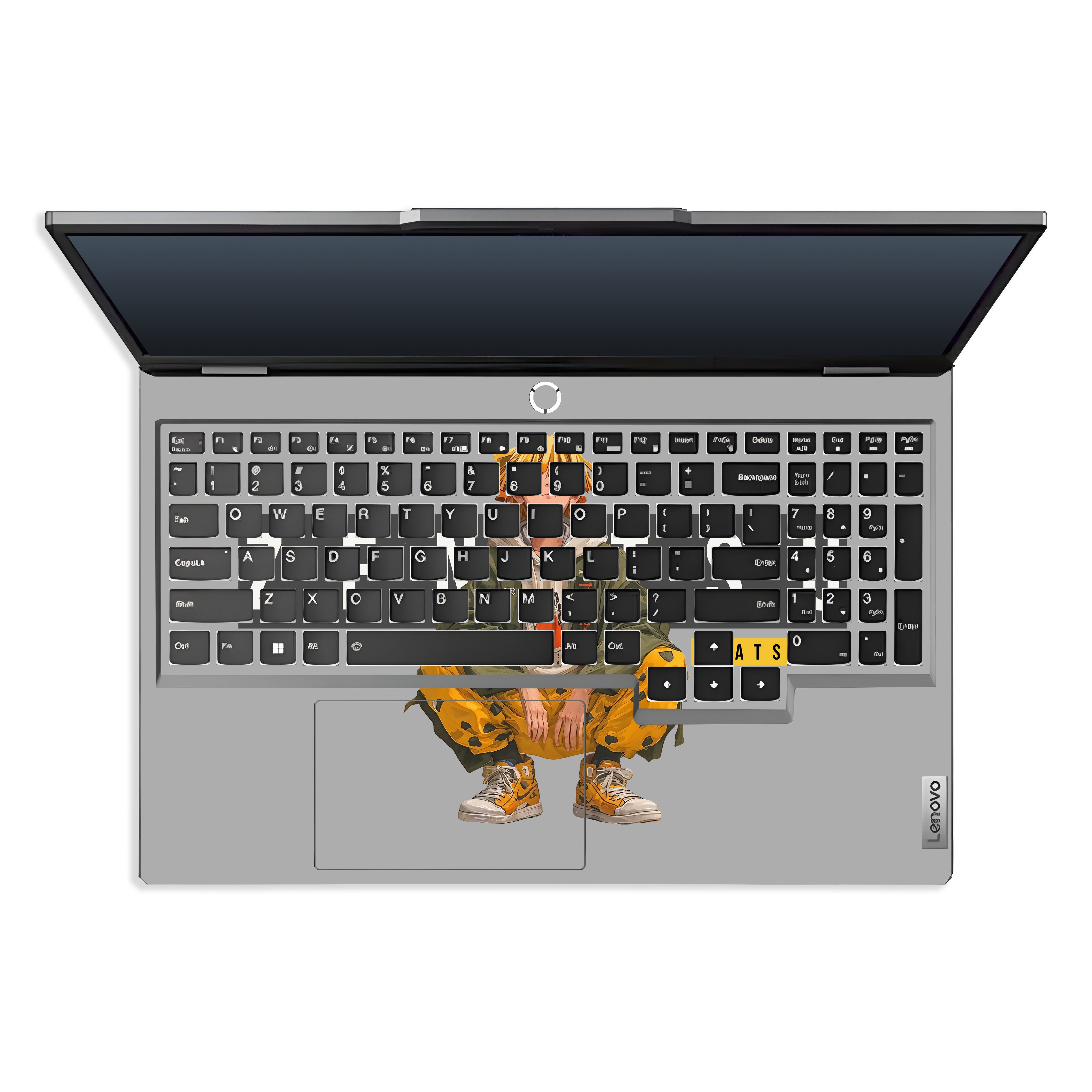 Transparent Zenitsu Agatsuma Lenovo LOQ 2024, 2025 Laptop Skin