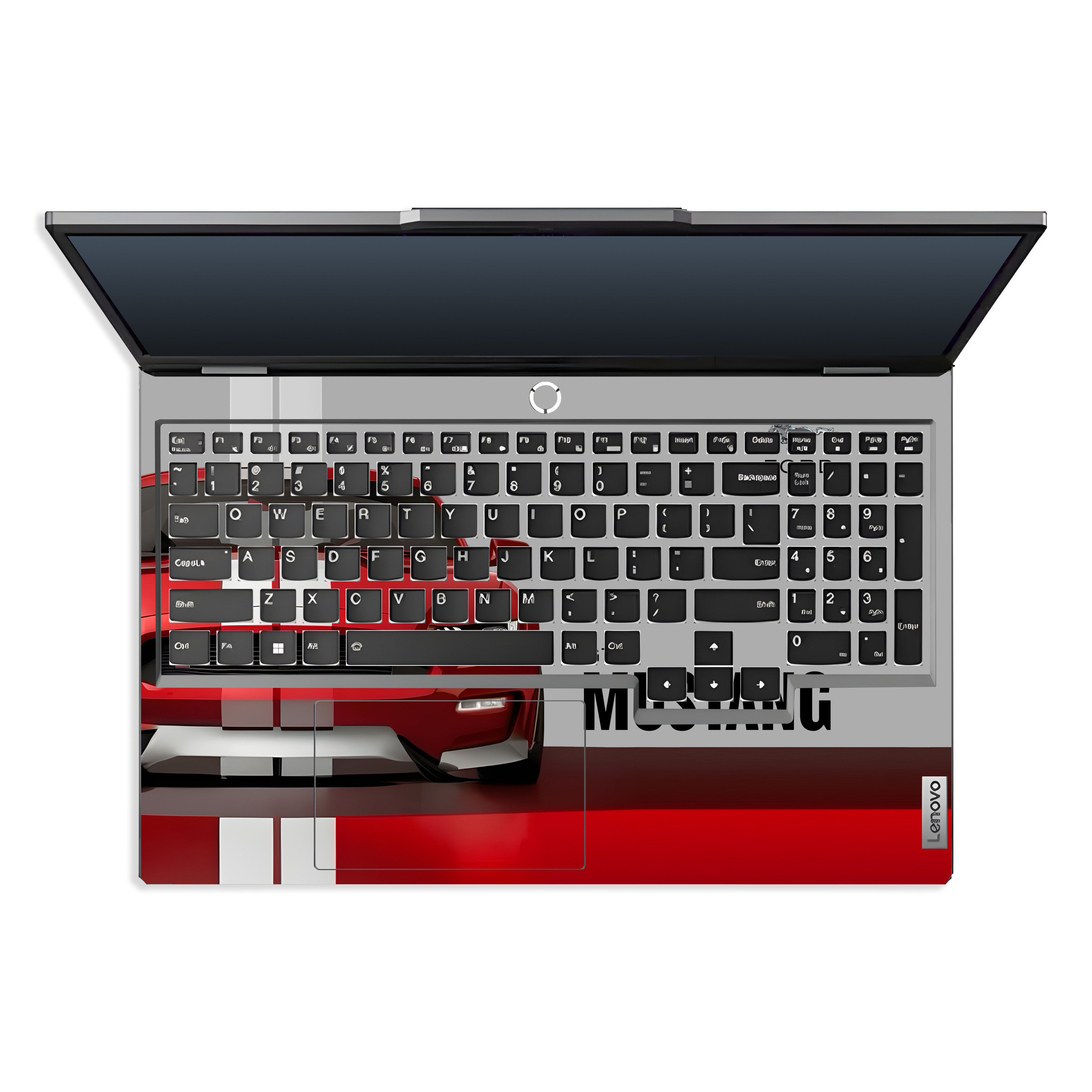 Transparent Mustang Power Lenovo LOQ 2024, 2025 Laptop Skin