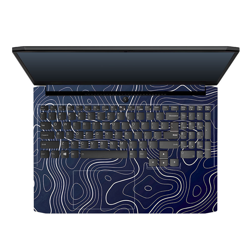 Fluid Lines Design Lenovo IdeaPad Gaming 3 15ACH6 and 15IHU6 3D Laptop Skin