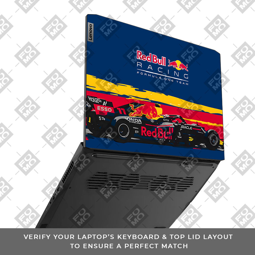 Red Bull Racing Formula One Team Lenovo IdeaPad Gaming 3 15ACH6 and 15IHU6 3D Laptop Skin